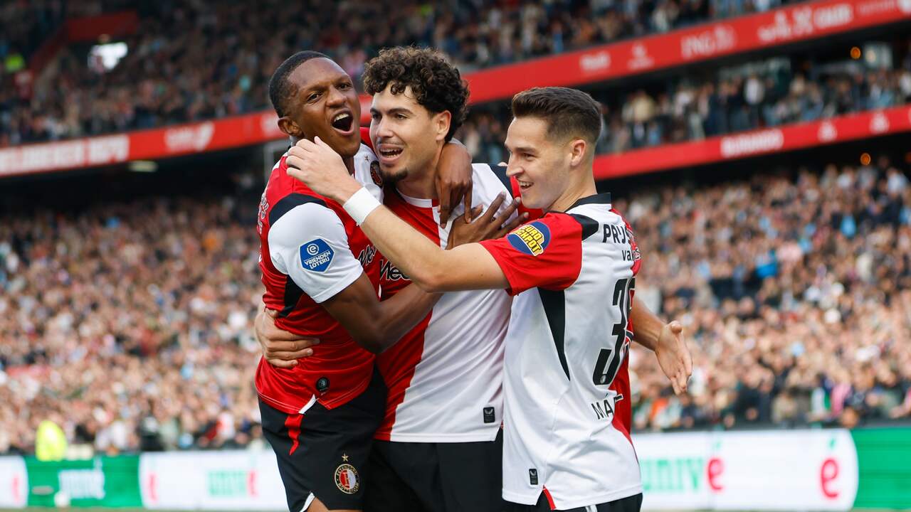 Foto bij Oppermachtig Feyenoord verslaat ook FC Utrecht met grote cijfers in Eredivisie