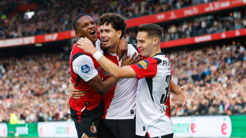 Foto bij Oppermachtig Feyenoord verslaat ook FC Utrecht met grote cijfers in Eredivisie