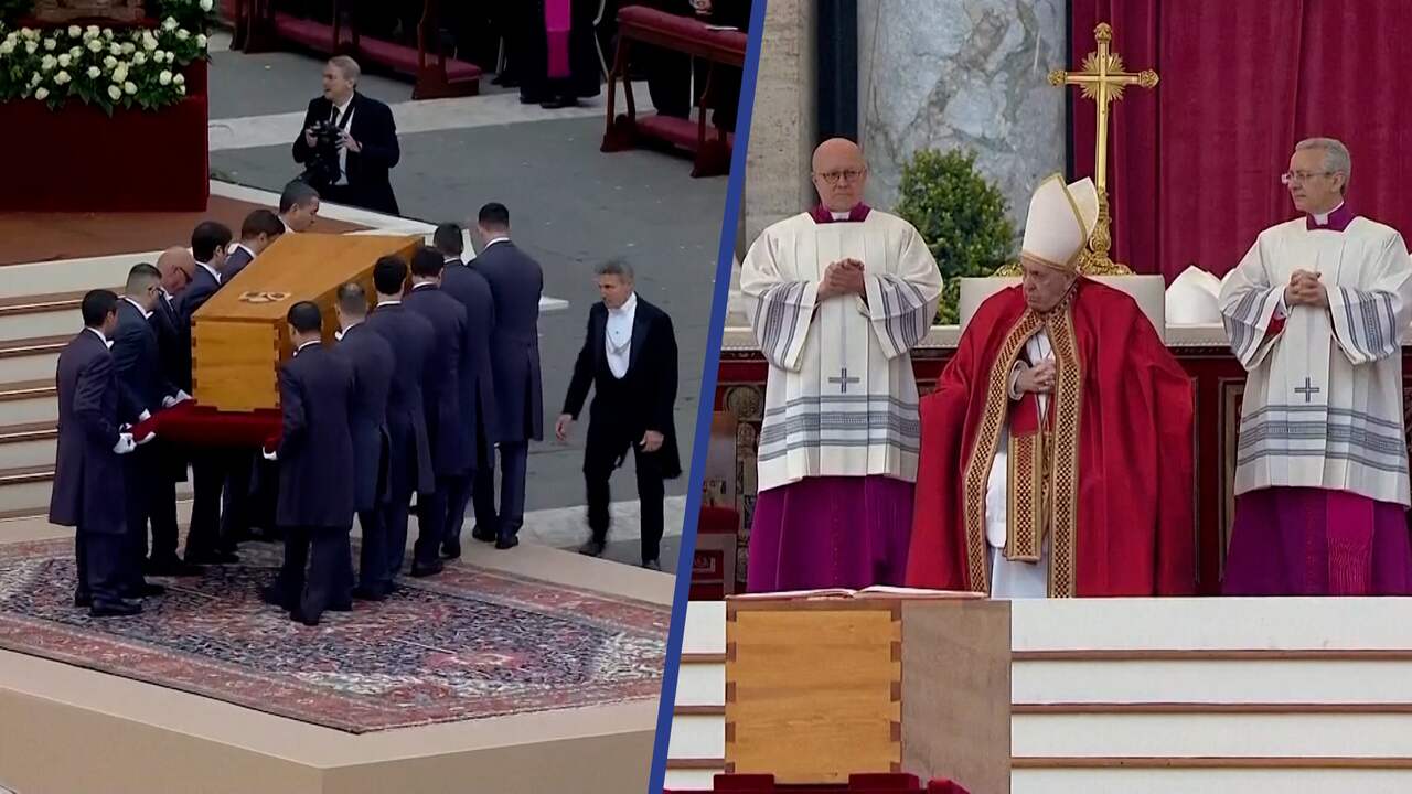Zo zag de mis voor paus Benedictus XVI op het Sint-Pietersplein eruit ...