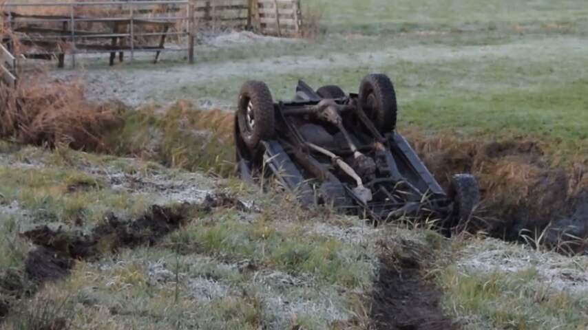 Spekgladde N355 gesloten na twee ongelukken in korte tijd