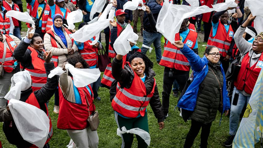 FNV en schoonmaakbranche op ramkoers, nieuwe stakingen op komst