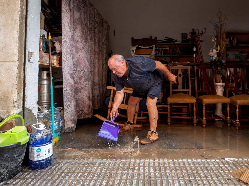 Kurkdroge regio's in Zuid-Spanje getroffen door zware regenval