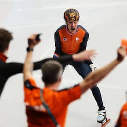 Jens van 't Wout wint als eerste Nederlandse man ooit olympisch shorttrackgoud