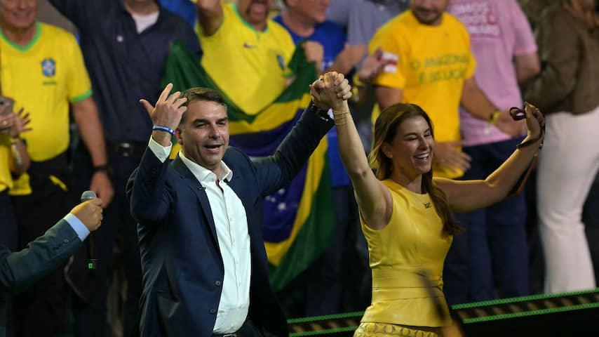 Zoon van Bolsonaro gekozen als uitdager van Braziliaanse president Lula
