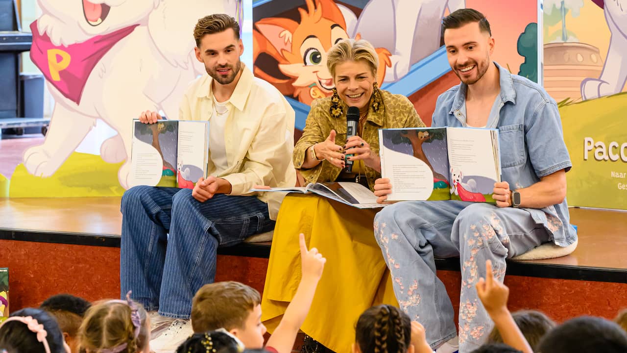 Foto bij Prinses Laurentien leest voor met Rutger & Thomas: 'Zij kunnen verschil maken'