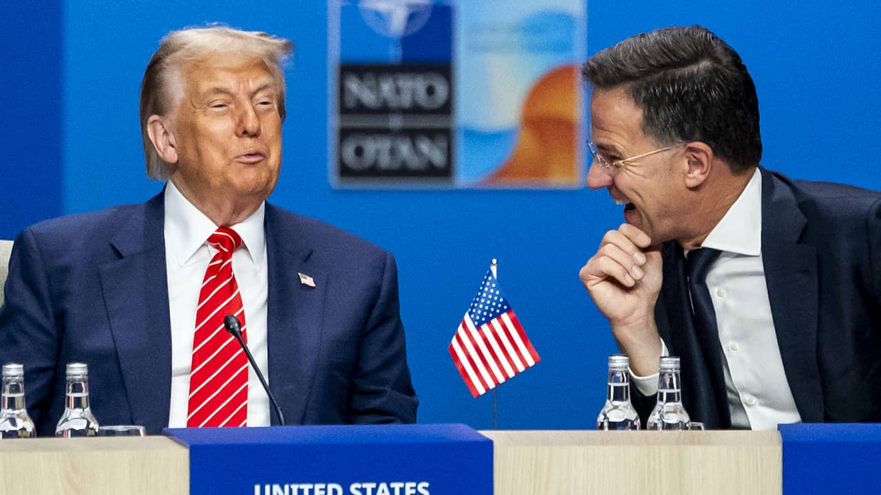 Rutte verheft paaien tot kunst en heeft Trump precies waar hij hem