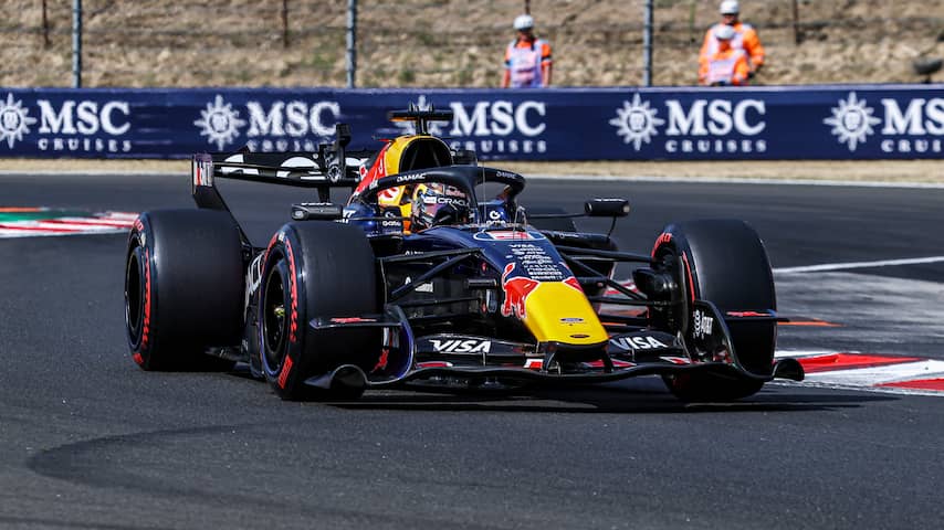 Startopstelling GP Hongarije: Verstappen opgeschoven naar vierde plek