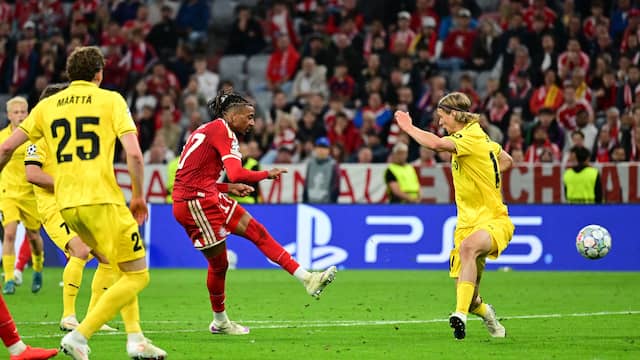 Olise haalt fenomenaal uit en scoort met langeafstandsschot in CL
