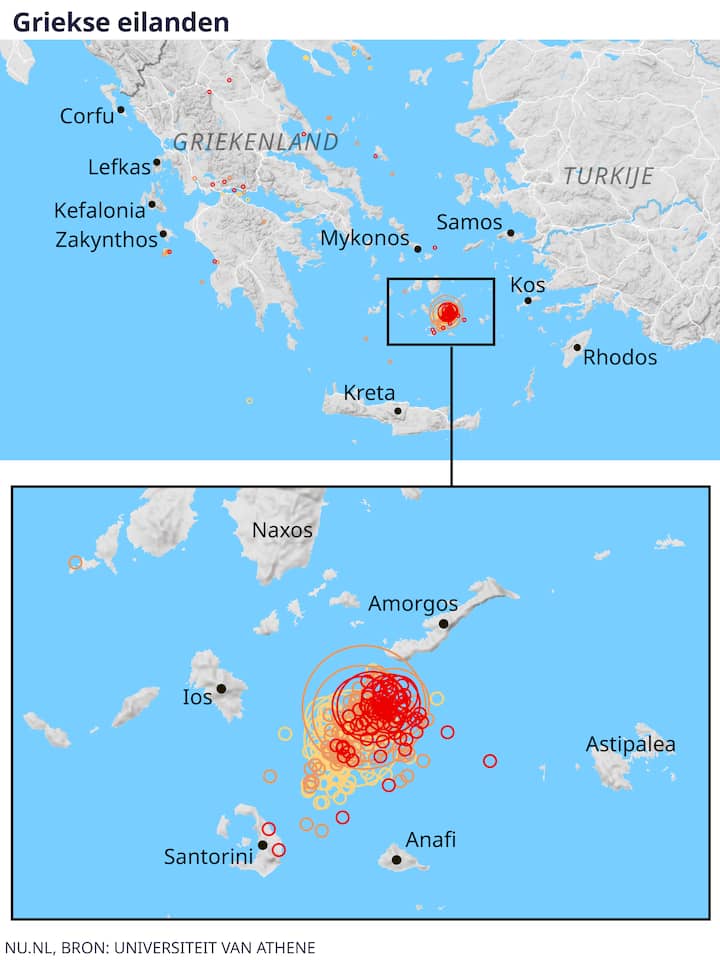 aardbeving griekse eilanden