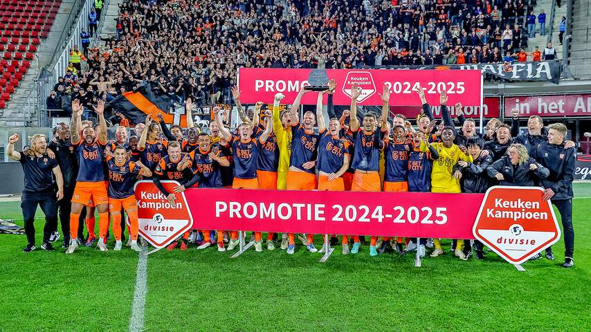 FC Volendam trots na promotie naar Eredivisie: 'Fantastische