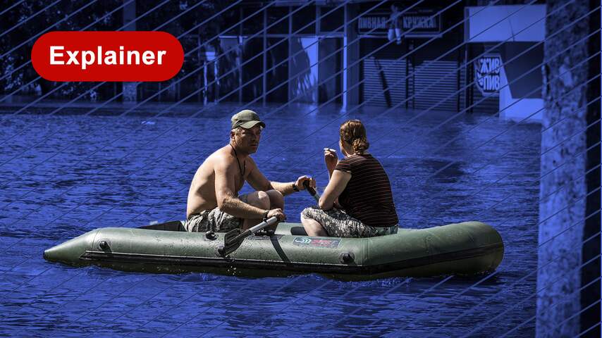Dam doorgebroken bij Kherson: dit zijn de drie grootste zorgen