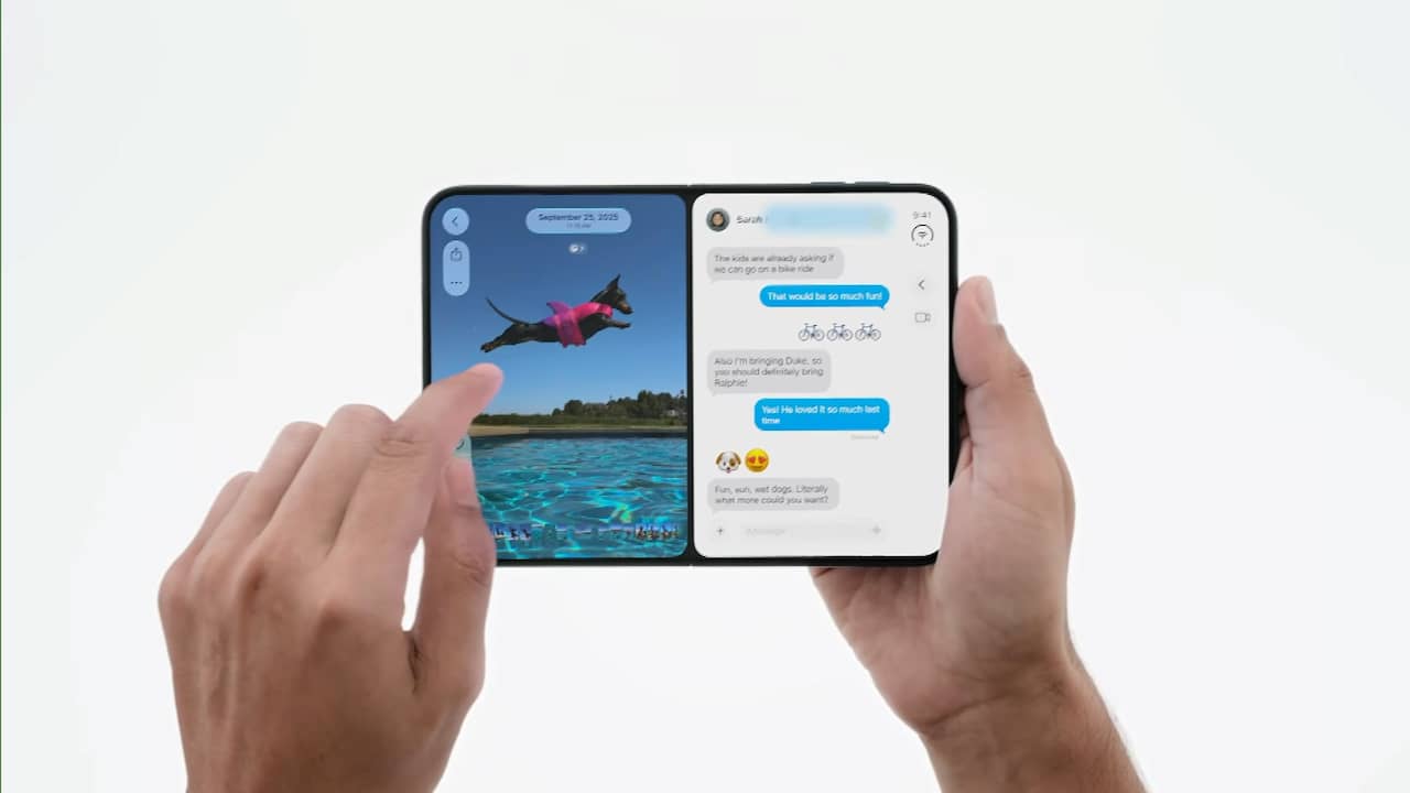 Foto bij Video | Zo ziet de nieuwe, opvouwbare iPhone eruit
