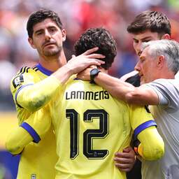 Geblesseerde Courtois wilde blijven staan: 'Bondscoach koos voor wissel'