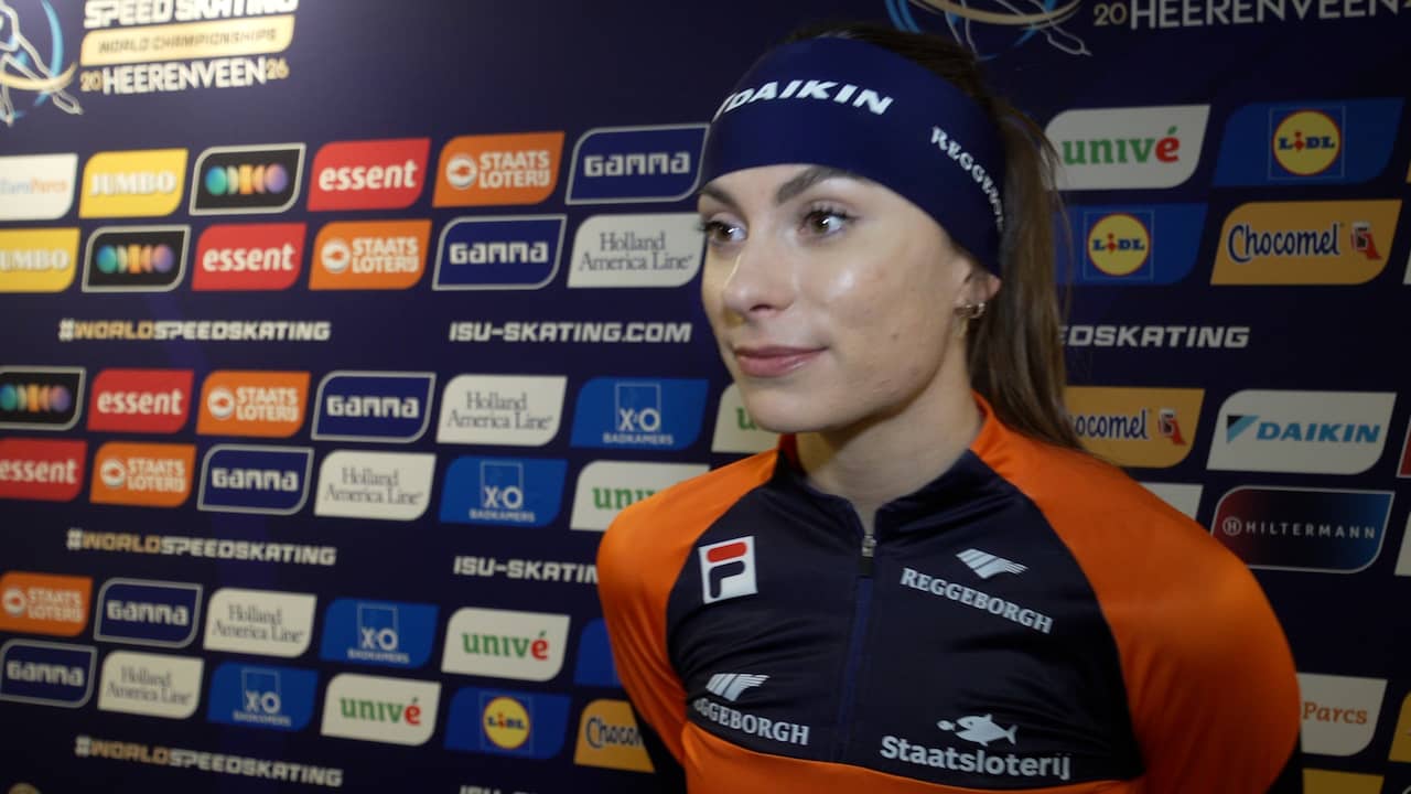 Video | Kok na grote voorsprong op WK sprint: 'Jammer dat Leerdam niet meedoet'