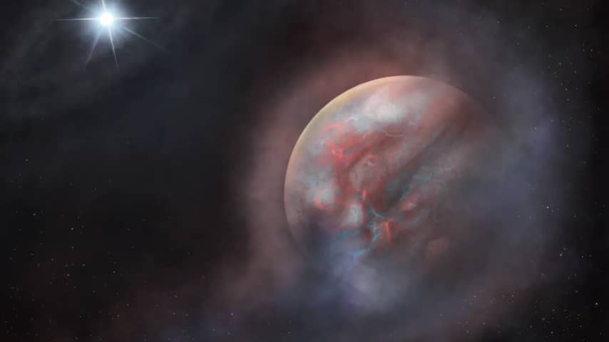 Mogelijk voor het eerst planeet ontdekt die uit dode ster is ontstaan