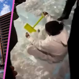 Video | Drake fans hack into ice blocks to discover album release date