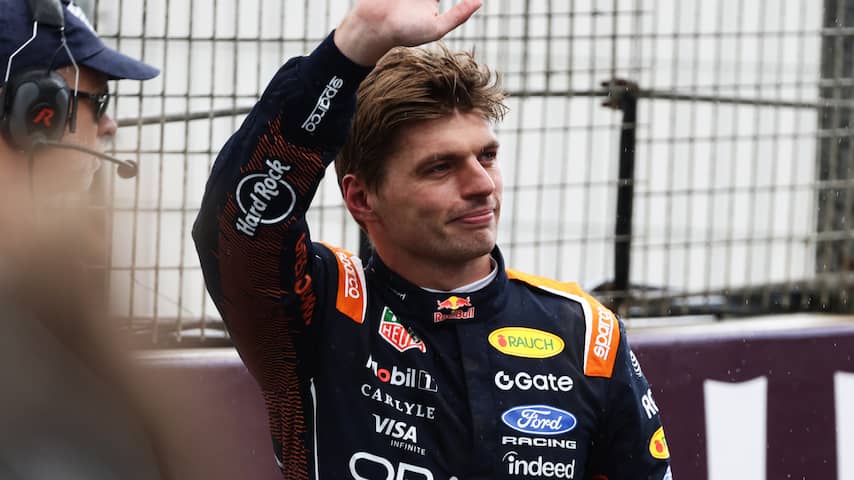 Verstappen eindigt als zesde in sprintrace Zandvoort, Russell wint vanaf pole