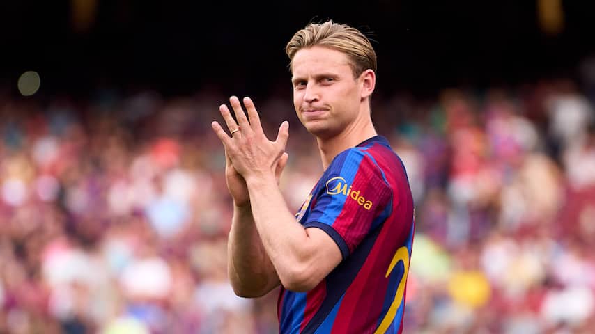 Frenkie de Jong staat na maanden afwezigheid voor rentree bij FC Barcelona