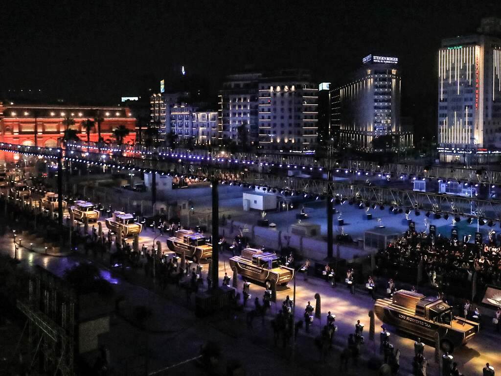 Egypte verhuist 22 koninklijke mummies in grote ceremoniële parade