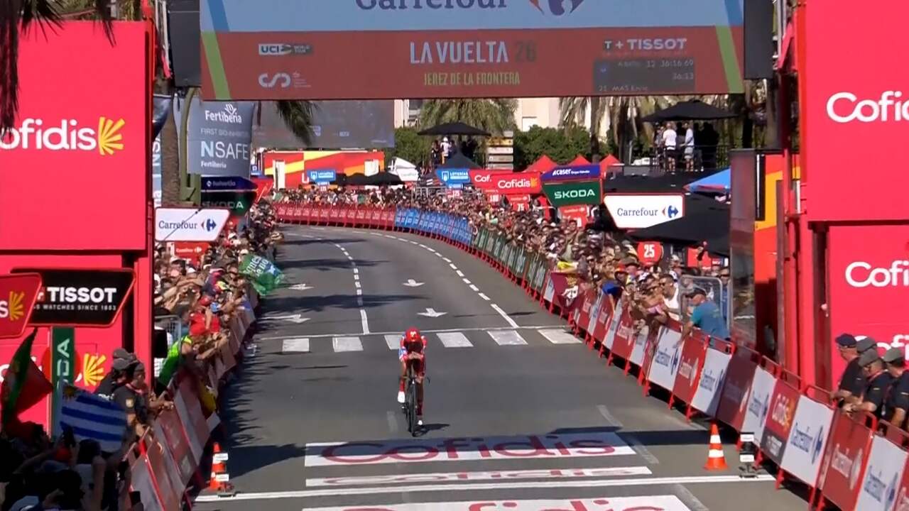 Enric Mas verdedigt rode trui in Vuelta na sterke tijdrit