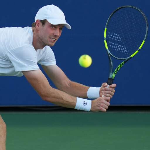 Illustratie bij: Van de Zandschulp boekt weer fraaie zege en is achtstefinalist op US Open