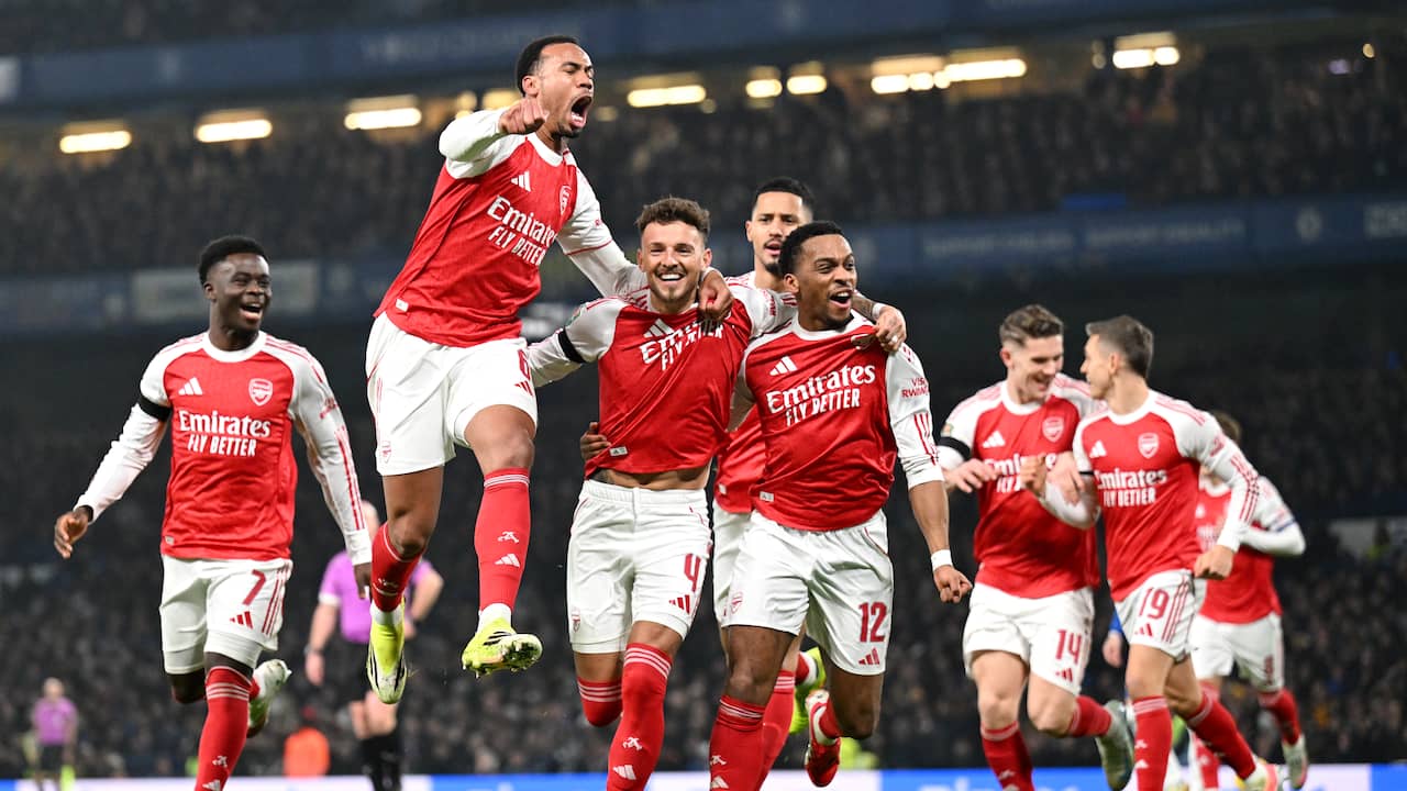 Arsenal en Timber zetten grote stap naar League Cup-finale met zege bij Chelsea