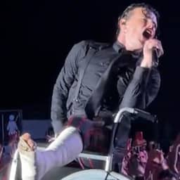 Video | Broken leg doesn't stop YUNGBLUD from crowdsurfing in Portugal