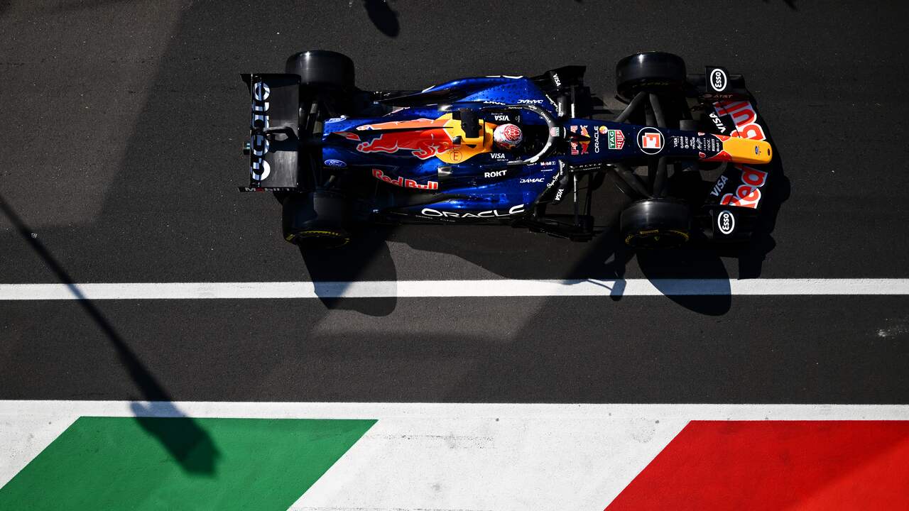 Foto bij Verstappen heeft het ook op Monza moeilijk, Russell snelste in tweede training