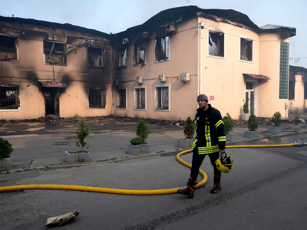 Rusland voert een van de grootste luchtaanvallen op Kyiv uit sinds begin oorlog