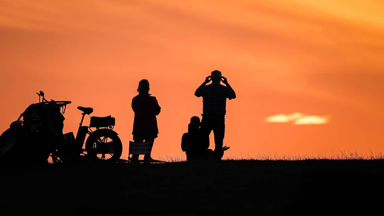Mezen en duiven verstopten zich tijdens zonsverduistering van afgelopen week