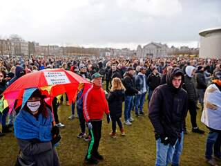 Demo op Museumplein