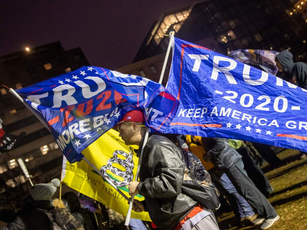 Onrustig in Washington in aanloop naar Trump-protest, meerdere arrestaties