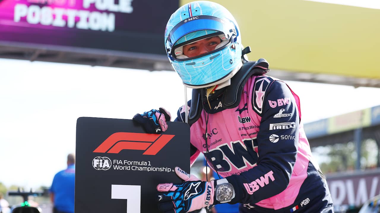Foto bij Live F1 | Gasly kan verrassende pole amper bevatten: 'Alle verwachtingen overtroffen'