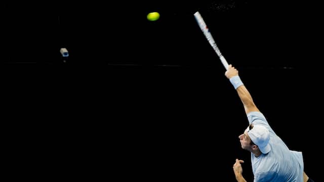 Griekspoor slaat 34 aces in één partij en breekt persoonlijk record