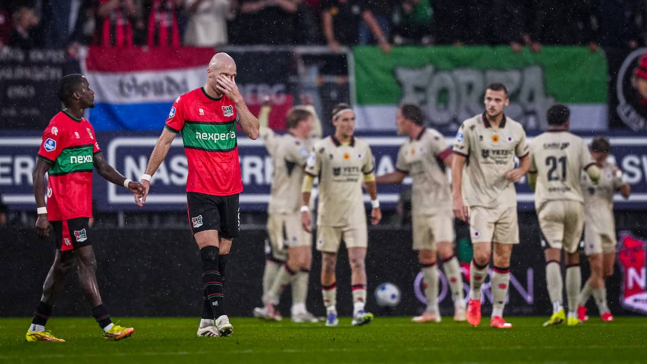 NEC en Excelsior halverwege inhaalduel op gelijke hoogte