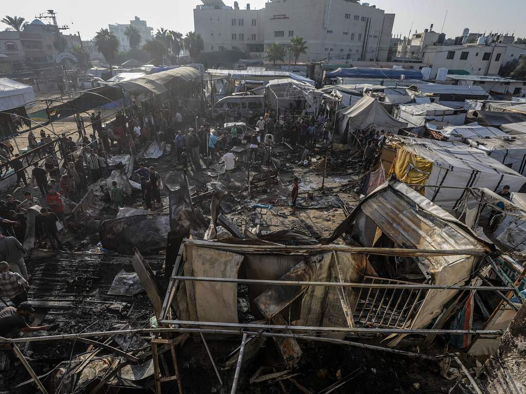 Doden bij hevige brand na Israëlische luchtaanval bij ziekenhuis in Gaza