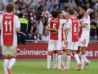 Live voetbal | Coach Míchel Sánchez na 3-1-zege Ajax: 'Niet blij met resultaat'