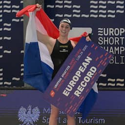 Steenbergen na memorabele zwemdag op EK kortebaan: 'Echt gekkenwerk'