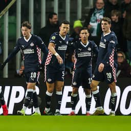 PSV buigt achterstand om en wint met derde doelman Schiks ook bij FC Groningen