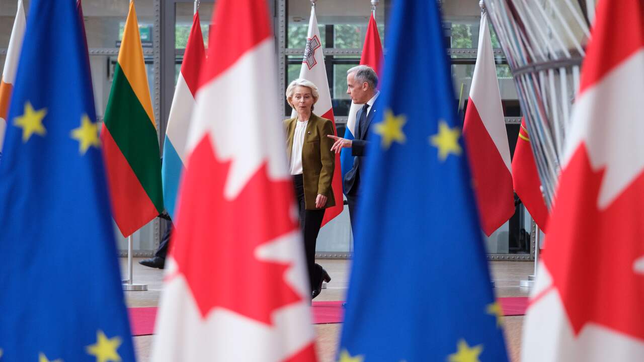 Foto bij Trump drijft Canada met agressief handelsbeleid in de armen van EU