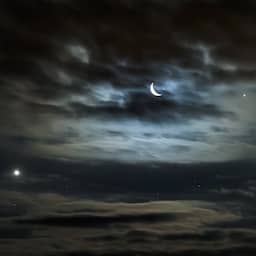 Bij een heldere hemel zijn vier planeten tegelijk met het blote oog zichtbaar