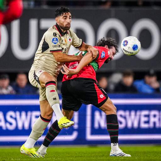 Illustratie bij: NEC voorkomt in blessuretijd thuisnederlaag tegen Eredivisie-revelatie Excelsior
