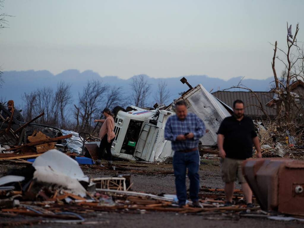 Zeker tachtig doden en enorme ravage door tornado's in VS