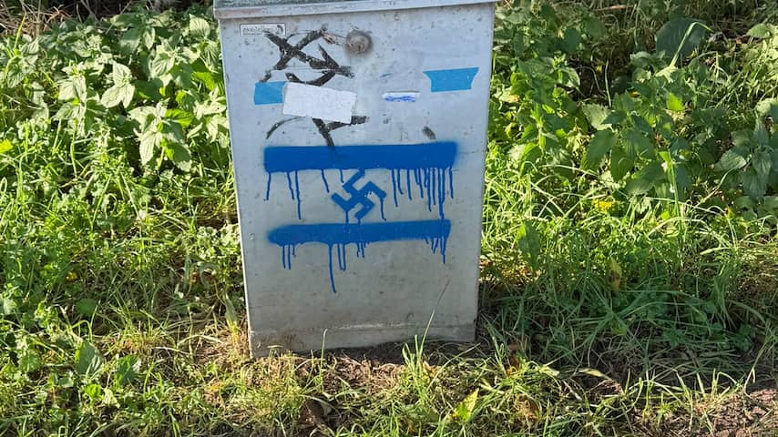 straten-nieuw-lekkerland-beklad-met-tientallen-hakenkruizen-in-israelische-vlag.jpg