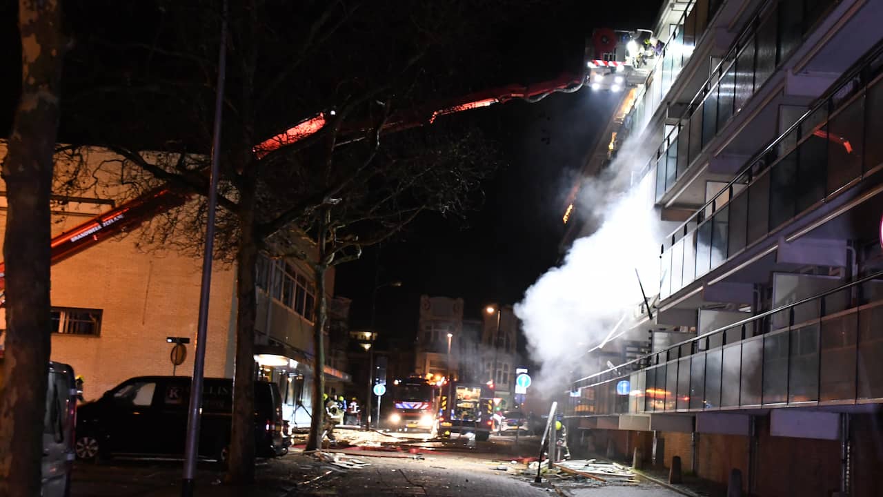 Drie gewonden na explosie en brand in wooncomplex Vlissingen