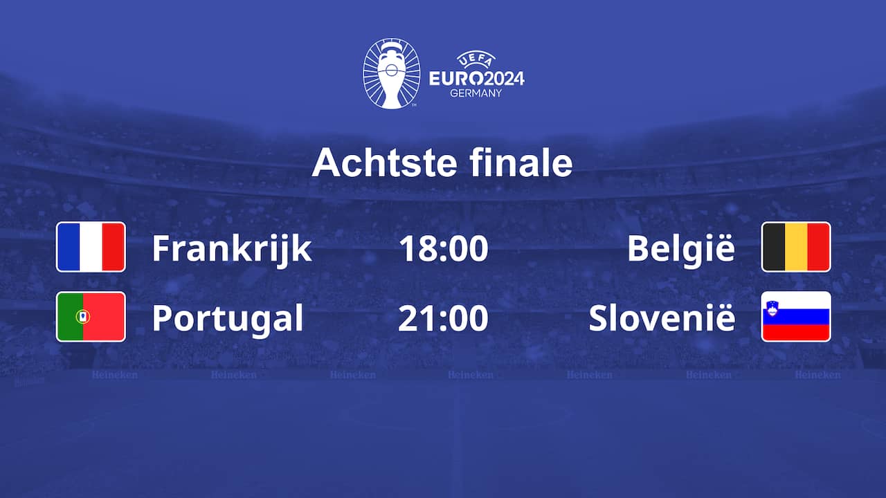 Dagprogramma EK | Kraker tussen Frankrijk en België, ook Ronaldo in