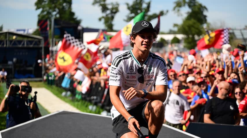 Foto bij Verdringt Antonelli Ferrari op Monza? Daar is weinig van te merken