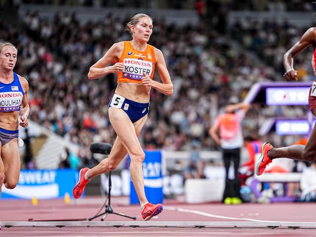 Maureen Koster komt net tekort voor medaille op 5.000 meter bij EK atletiek