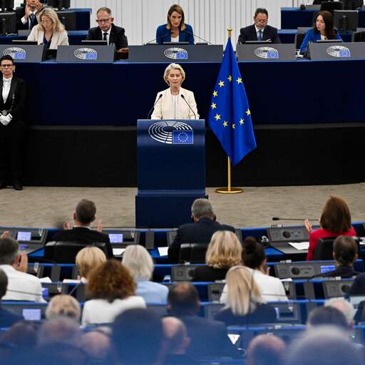 Illustratie bij: Zonder Trump bij naam te noemen luidt Von der Leyen nieuwe wereldorde in