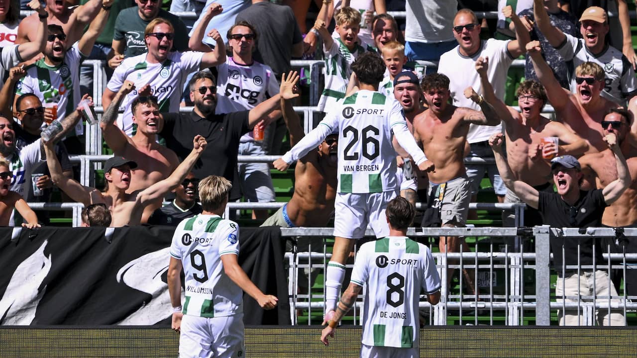 FC Groningen begint seizoen met zege op FC Utrecht en nieuwe coach Correia